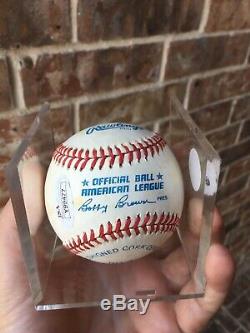 Ted Williams autographed Omlb baseball with 521 Home Runs Inscription Super Rare
