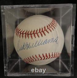 Ted Williams autographed baseball COA