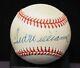 Ted Williams Autographed Baseball Psa/dna Cert Sweet Spot Big Clear (rare) Hof