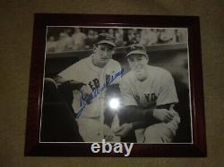 Ted Williams autographed signed framed 8x10 photo. Museum Glass 99% UV. PSA COA