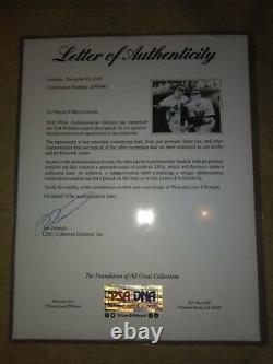 Ted Williams autographed signed framed 8x10 photo. Museum Glass 99% UV. PSA COA