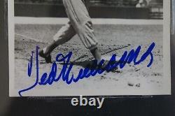 Ted Williams (d. 2002) Autographed 4x6 Signed Authentic Vintage Photo Beckett HOF