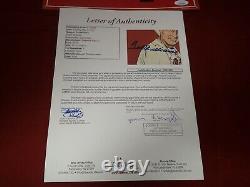 Ted Williams d. 2002 Signed Autographed Make Mine Moxie Metal Sign JSA Letter