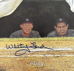 Ted Williams print by Armand LaMontagne Autographed & COA