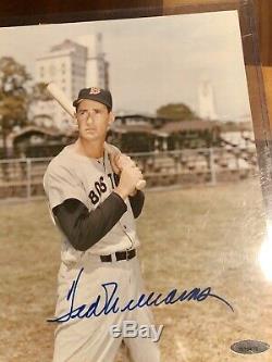 Ted Williams signed 8x10 Boston Red Sox Tristar HOF