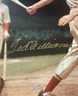 Ted Williams signed 8x10 photo Withseal arthur griffin 1939 Rookie psa 10 auto coa
