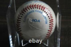 Ted Williams signed Autographed Bobby Brown Baseball. Beautiful Bold! With COA