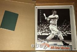 Ted Williams signed Boston Red Sox 1992 All-Star Game UDA 8x11 photo card #/521