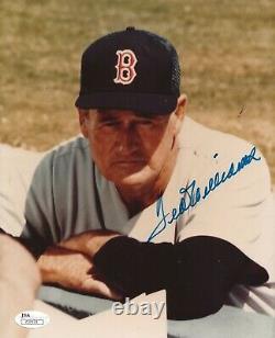 Ted Williams signed Boston Red Sox 8x10 photo autographed HOF JSA Full LOA