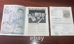 Ted Williams signed Boston Red Sox photo autographed Beckett Full Jsa Magazine 9