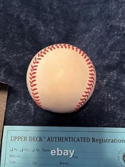 Ted Williams signed OML baseball UDA certified + Coa Boston Red Sox