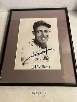 Ted Williams signed auto autograph 8x10 photo COA Bender Promotions- Red Sox HOF