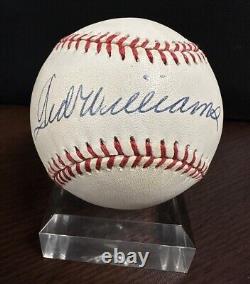 Ted Williams signed official AL baseball New York Yankees SGC Authentic