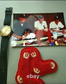 Ted williams, Johnny Pesky Autographed Photo As Well a Watch Given to My Dad by