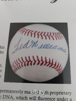 Ted williams autographed baseball psa auth
