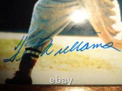 Ted williams autographed photo 7x9 FRAME 5X7 PHOTO