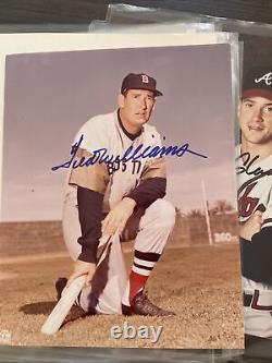 Ted williams signed autographed 8x10 photos