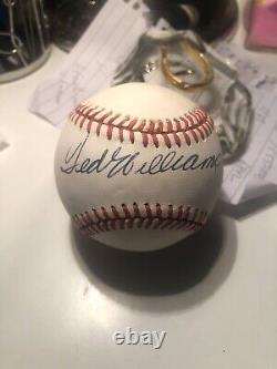 Ted williams signed baseball