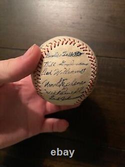 Ted williams signed baseball ball