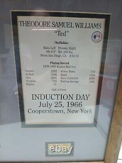 Theodore Samuel Williams Ted Induction Day July 25, 1966