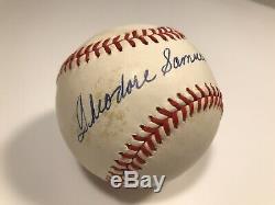 Theodore (Ted) Samuel Williams Autographed Baseball