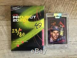Topps Project 2020 Ted Williams Efdot Artist Autographed Signed Card 74 Auto /80