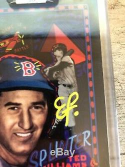 Topps Project 2020 Ted Williams Efdot Artist Autographed Signed Card 74 Auto /80