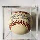 Triple Crown 500 Hr Club Mickey Mantle Ted Williams Signed Autographed Baseball