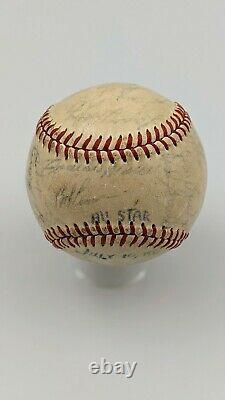 Ty Cobb Jackie Robinson Ted Williams 1951 All Star Game Signed Baseball 15 HoF