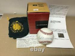 UDA Autographed Baseball Ted Williams with Box and Green / Yellow Bag withCOA Boston