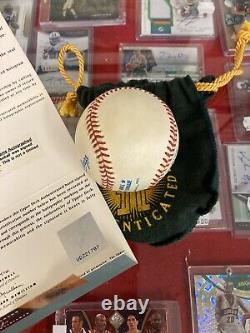 UDA Ted Williams Autographed Official AL Bobby Brown Baseball Bold Auto Nice