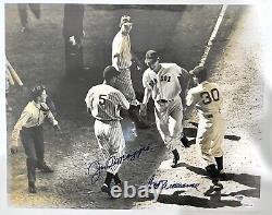 UDA Ted Williams & Joe DiMaggio Signed 16x20 Photograph 1941 All Star Game PSA