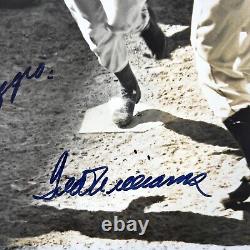 UDA Ted Williams & Joe DiMaggio Signed 16x20 Photograph 1941 All Star Game PSA
