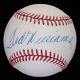 Uda Ted Williams Signed Autographed Oal Baseball Red Sox Upper Deck Hologram