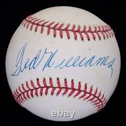 UDA Ted Williams Signed Autographed OAL Baseball Red Sox Upper Deck Hologram