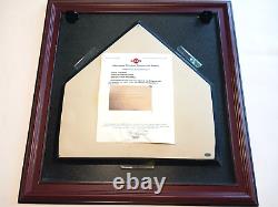 VTG TED WILLIAMS. 406 Signed Game Plate, Authenticity Certificate, Frame & Case