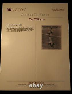 Vintage Playing Days 1955 Ted Williams Signed & Inscribed Photo PSA DNA