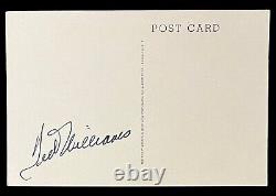 Vintage Ted Williams Autographed Signed Post Card JSA LOA from Agent's Estate