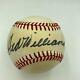 Vintage Ted Williams Signed American League Macphail Baseball With Jsa Coa
