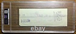 Vintage Ted Williams Signed Personal Check PSA/DNA Encapsulated & Graded MINT! 9