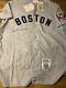 Wonderful Ted Williams Signed Mitchell & Ness 1939 Boston Red Sox Jersey Jsa